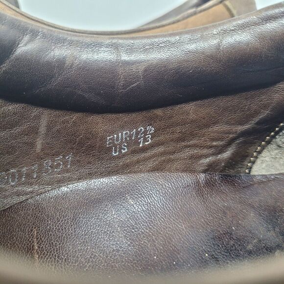 Mephisto Shoes Mens 13 Brown Leather Oxford Textured - Picture 8 of 10